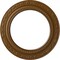 Ekena Millwork Andrea Ceiling Medallion (Fits Canopies up to 8"), Hand-Painted Smokey Topaz, 12"OD x 8"ID x 1/2"P CM12ADSTF - alternate 1